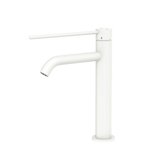 Kaya Care Medium Basin Mixer, Matte White fienza