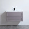 Fremantle PVC Wall Hung Cabinet Vanity 900mm (Matte Grey) Poseidon