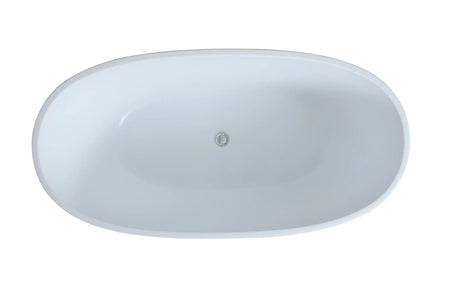 Stella Matte White Free Standing Bathtub 1700*810*590mm Poseidonbk