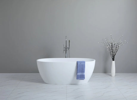 Stella Matte White Free Standing Bathtub 1500*750*590mm Poseidonbk