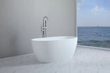 Stella Matte White Free Standing Bathtub 1700*810*590mm Poseidonbk
