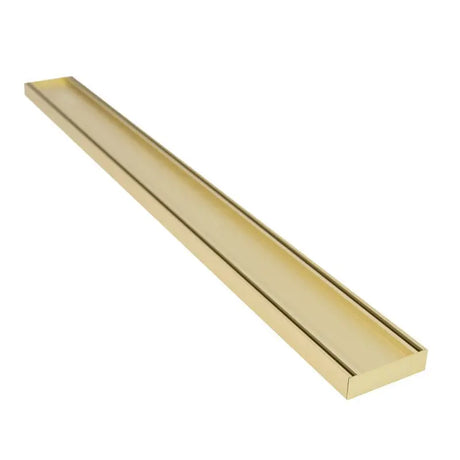 100x100x26mm Matte Yellow Gold Tile Insert Grate Aquaperla
