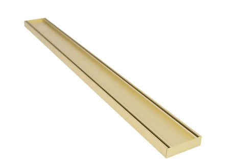 100x100x26mm Matte Yellow Gold Tile Insert Grate Aquaperla
