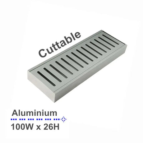 100x100x26mm Chrome Floor Grate Aquaperla