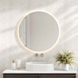 Luna LED Round Mirror 900mm - with Adjustable LED Lighting mercioaustralia