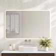 Luna LED Rectangular Mirror 1200mm - with Adjustable LED Lighting mercioaustralia
