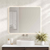 Luna LED Rectangular Mirror 900mm - with Adjustable LED Lighting mercioaustralia