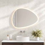 Luna 550×800mm LED Irregular Mirror mercioaustralia