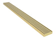 100x100x26mm Matte Yellow Gold Floor Grate Aquaperla