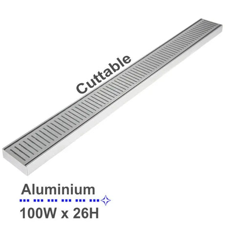 100x100x26mm Chrome Floor Grate Aquaperla