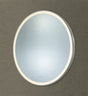 Luna Gun Metal Round Touchless 800 X 800 Framed LED Mirror - Three Light Temperatures Poseidonbk
