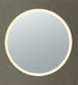 Luna Brushed Gold Round Touchless 900 X 900 Framed LED Mirror - Three Light Temperatures Poseidonbk