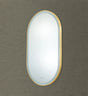 Olivia Brushed Gold Oval Touchless 600 X 1000 Framed LED Mirror - Three Light Temperatures Poseidonbk