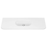 Lola Gloss Full Depth Curved Ceramic Basin Top 1200mm NTH fienza