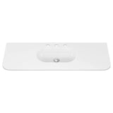 Lola Gloss Full Depth Curved Ceramic Basin Top 1200mm 3TH fienza