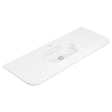 Lola Gloss Full Depth Curved Ceramic Basin Top 1200mm 1TH fienza