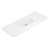 Lola Matte Full Depth Curved Ceramic Basin Top 1200mm NTH fienza
