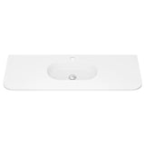 Lola Matte Full Depth Curved Ceramic Basin Top 1200mm 1TH fienza