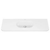Lola Gloss Full Depth Curved Ceramic Basin Top 1200mm 1TH fienza