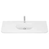 Lola Gloss Full Depth Curved Ceramic Basin Top 1200mm 1TH fienza