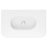 Lola Matte Full Depth Curved Ceramic Basin Top 750mm NTH fienza