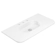 Lola Gloss Full Depth Curved Ceramic Basin Top 900mm 3TH fienza