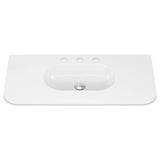 Lola Gloss Full Depth Curved Ceramic Basin Top 900mm 3TH fienza