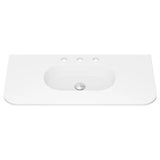 Lola Matte Full Depth Curved Ceramic Basin Top 900mm 3TH fienza