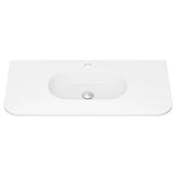 Lola Matte Full Depth Curved Ceramic Basin Top 900mm 1TH fienza