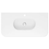 Lola Matte Full Depth Curved Ceramic Basin Top 900mm 1TH fienza