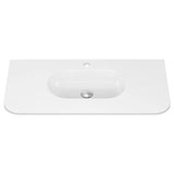 Lola Gloss Full Depth Curved Ceramic Basin Top 900mm 1TH fienza