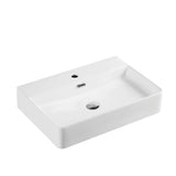 Marsay 59 Wall-Hung Rectangular Basin - Matt White mercioaustralia