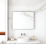 Maia 600×750 / 750×900 / 1200×750mm LED Rectangular Mirror – Gun Metal Frame mercioaustralia