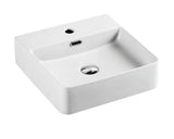 Marsay 77 Wall-Hung Square Art Basins - Matt White mercioaustralia