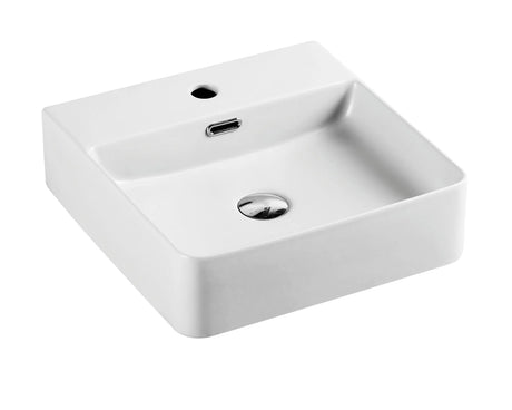 Marsay 77 Wall-Hung Square Art Basins - Matt White mercioaustralia