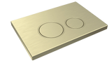 Mercio Sigma Round Button Flush Plate – Brushed Gold mercioaustralia