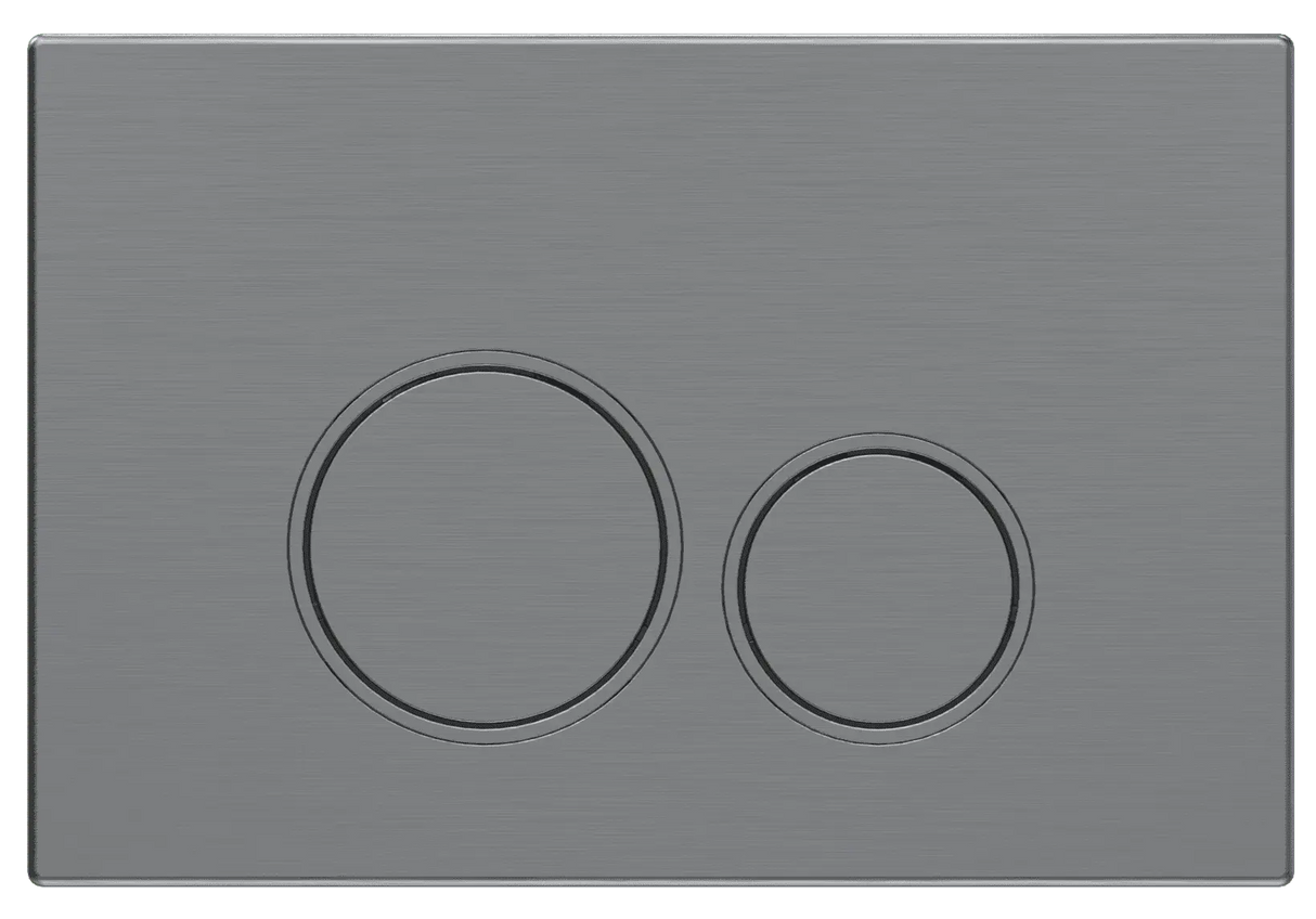 Mercio Sigma Round Button Flush Plate – Gun Metal mercioaustralia