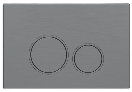 Mercio Sigma Round Button Flush Plate – Gun Metal mercioaustralia
