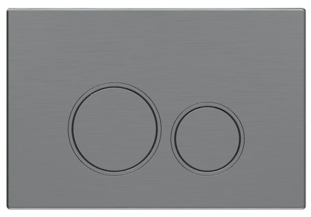Mercio Sigma Round Button Flush Plate – Gun Metal mercioaustralia