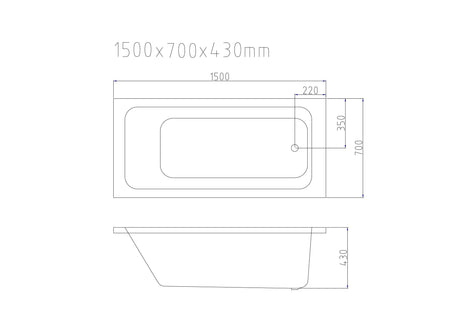 Mira Insert & Island Bathtub - Gloss White mercioaustralia