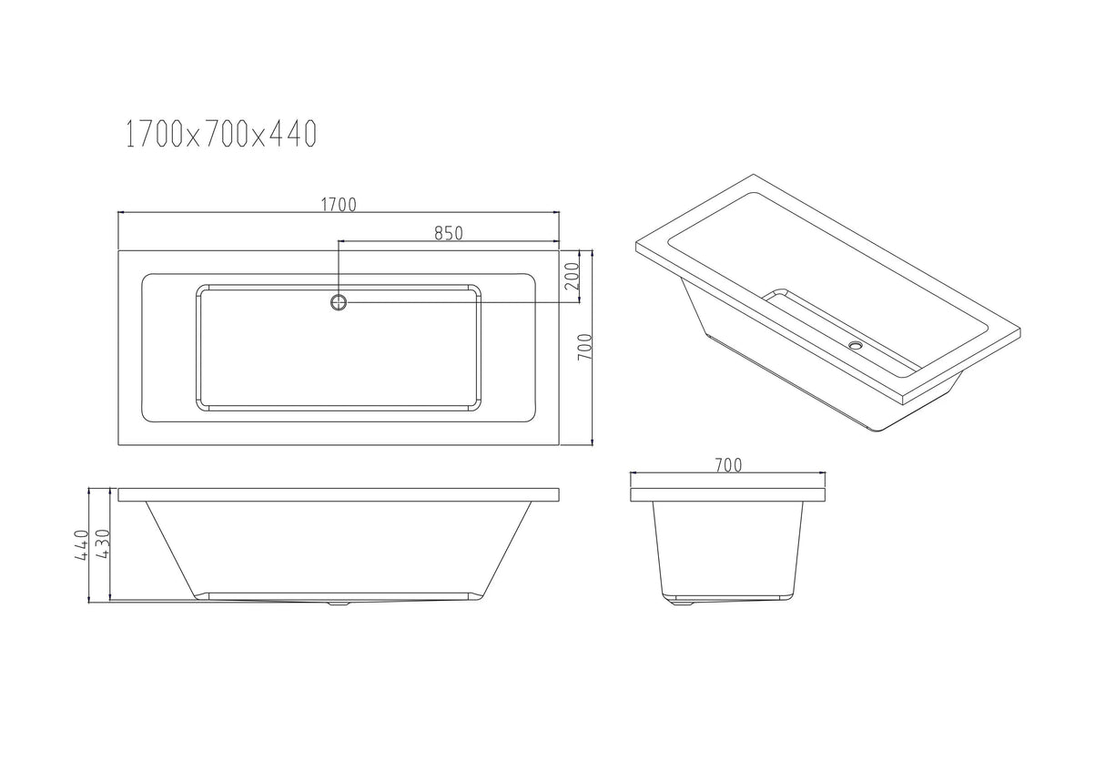 Mira Insert & Island Bathtub - Gloss White mercioaustralia