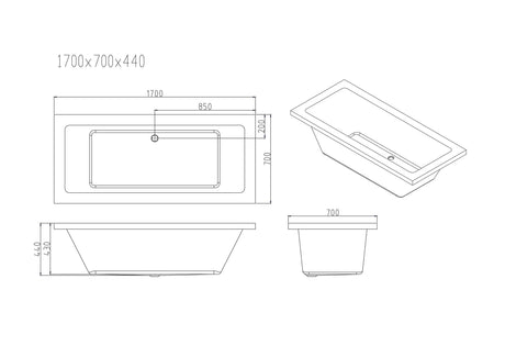 Mira Insert & Island Bathtub - Gloss White mercioaustralia
