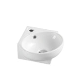 Mini 39 Compact Wall-Hung Corner Basin mercioaustralia