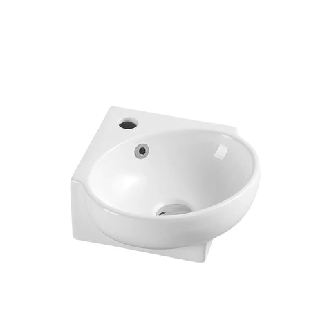 Mini 39 Compact Wall-Hung Corner Basin mercioaustralia