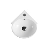 Mini 39 Compact Wall-Hung Corner Basin mercioaustralia