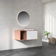 MIO 900mm Vanity Cabinet for Insert Basin with Left Side Shelf – Costa Oak mercioaustralia
