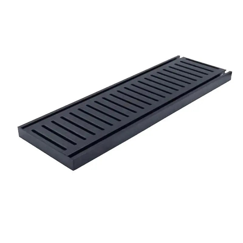 100x100x14mm Brushed Black Ezy Flow Floor Grate Aquaperla