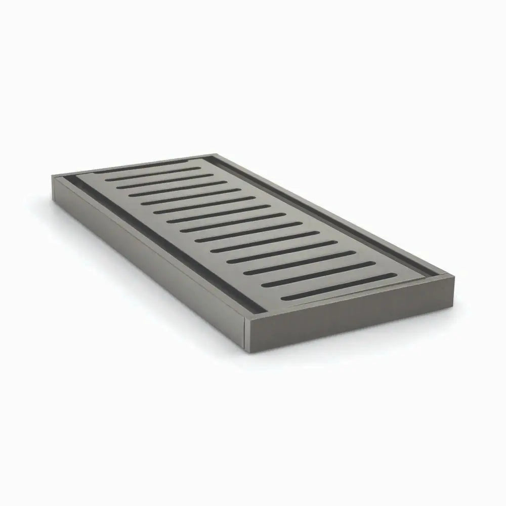 100x100x14mm Gunmetal Ezy Flow Floor Grate Aquaperla