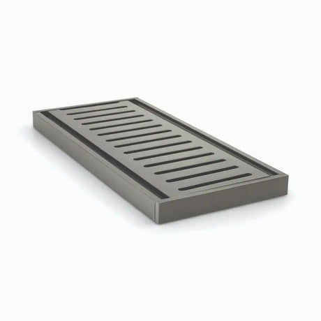 100x100x14mm Gunmetal Ezy Flow Floor Grate Aquaperla