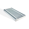 100x100x14mm Brushed Silver Ezy Flow Floor Grate Aquaperla
